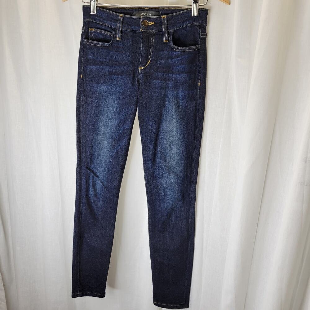 Joe's Jeans Dark Wash Skinny Ankle Low Rise, 24